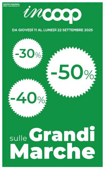 Volantino Coop - 11/9/2025 - 22/9/2025.