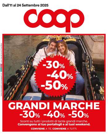 Volantino Coop - 11/9/2025 - 24/9/2025.