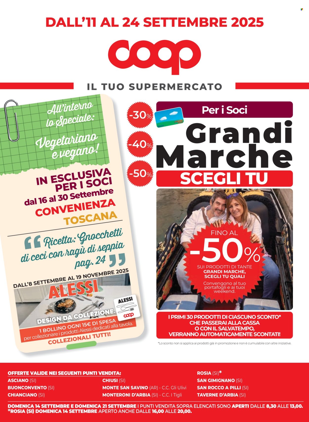Volantino Coop - 10/9/2025 - 24/9/2025. Pagina 1