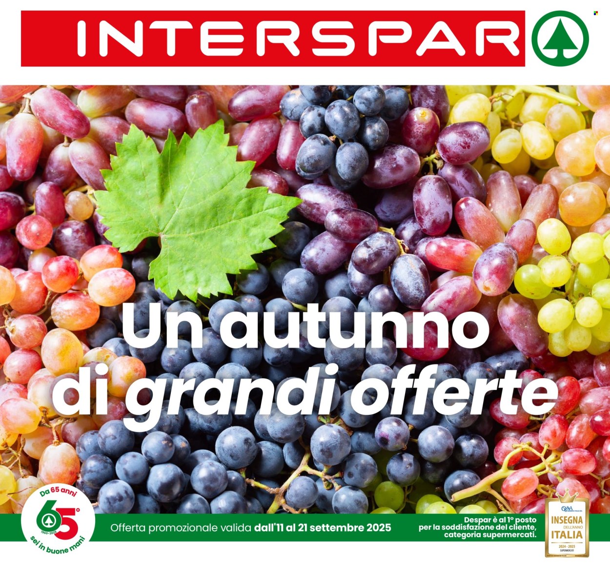 Volantino Interspar - 11/9/2025 - 21/9/2025. Pagina 1