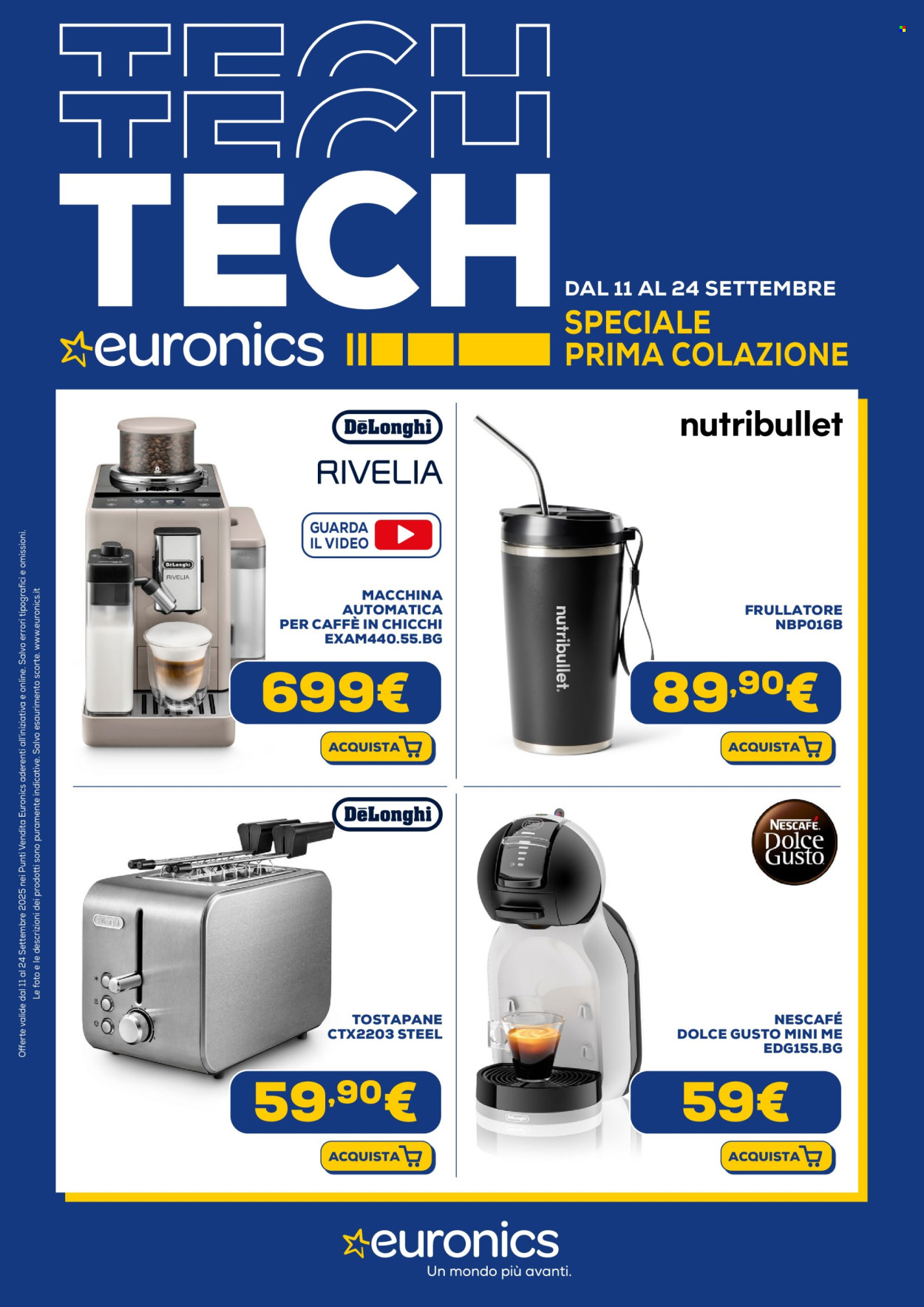 Volantino Euronics - 11/9/2025 - 24/9/2025. Pagina 1