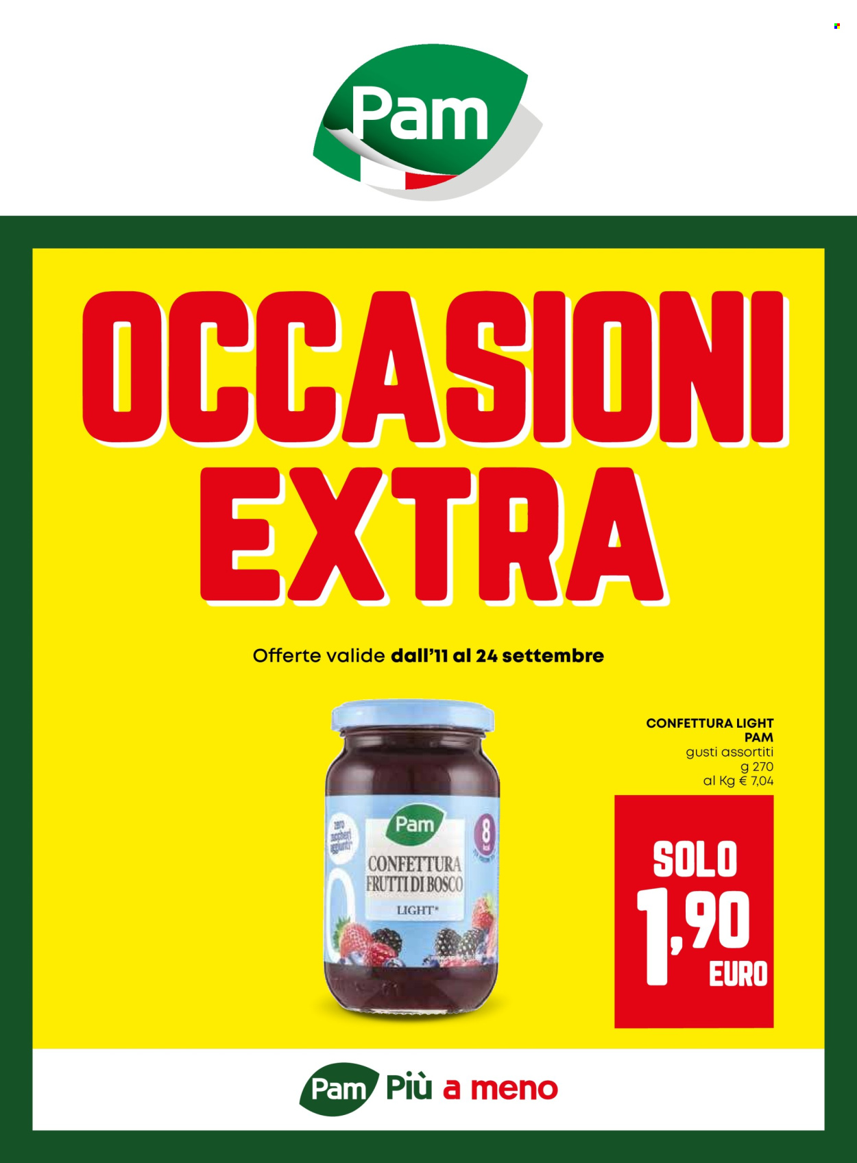 Volantino Pam Panorama - 11/9/2025 - 24/9/2025. Pagina 1