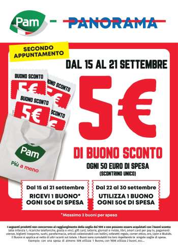 Volantino Pam Panorama - 15/9/2025 - 21/9/2025.