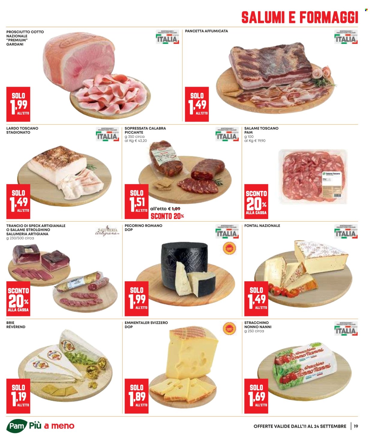 Volantino Pam Panorama - 11/9/2025 - 24/9/2025. Pagina 19