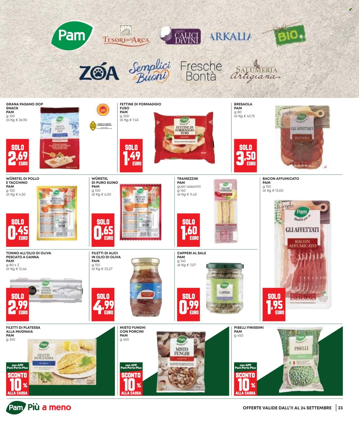 Volantino Pam Panorama - 11/9/2025 - 24/9/2025. Pagina 23