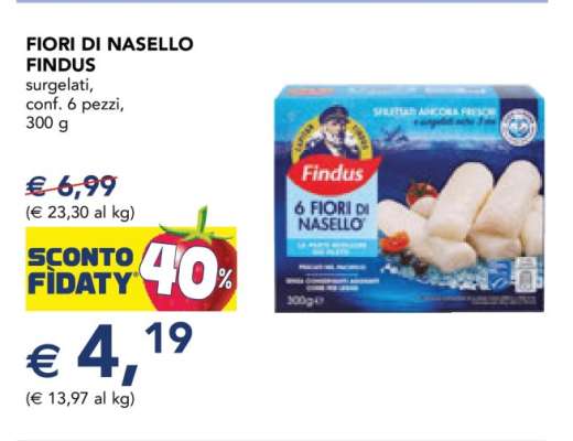 FIORI DI NASELLO FINDUS