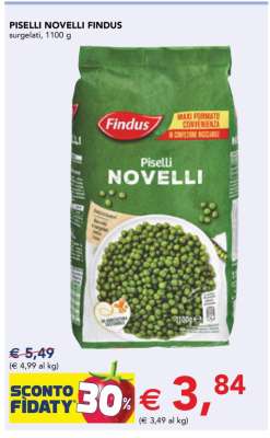 Piselli Novelli Findus