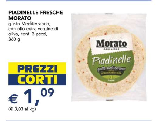 PIADINELLE FRESCHE MORATO