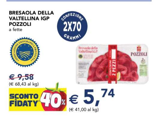 BRESAOLA DELLA VALTELLINA IGP POZZOLI