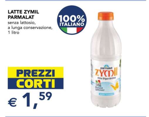 Latte Zymil Parmalat