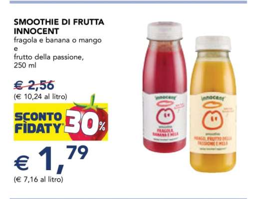SMOOTHIE DI FRUTTA INNOCENT