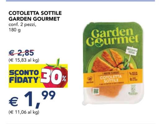 Cotoletta Sottile Garden Gourmet