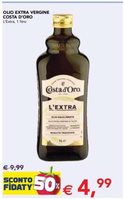 Olio Extra Vergine Costa D'Oro
