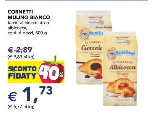 CORNETTI MULINO BIANCO