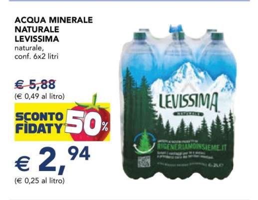 Acqua Minerale Naturale Levissima