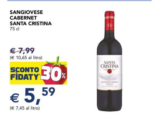 SANGIOVESE CABERNET SANTA CRISTINA