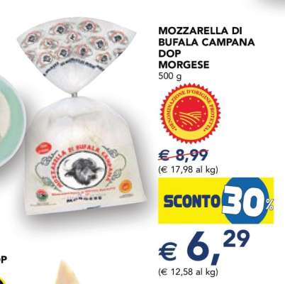 MOZZARELLA DI BUFALA CAMPANA DOP MORGESE