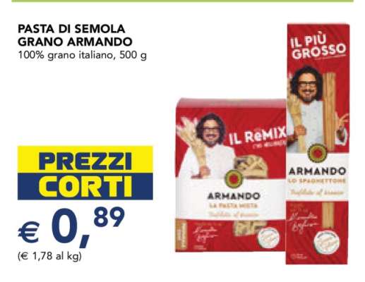 PASTA DI SEMOLA GRANO ARMANDO