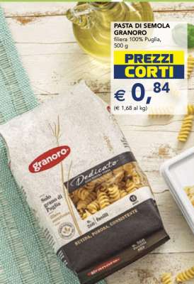 PASTA DI SEMOLA GRANORO