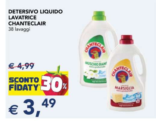 Detersivo Liquido Lavatrice Chanteclair
