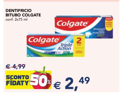Dentifricio Bitubo Colgate