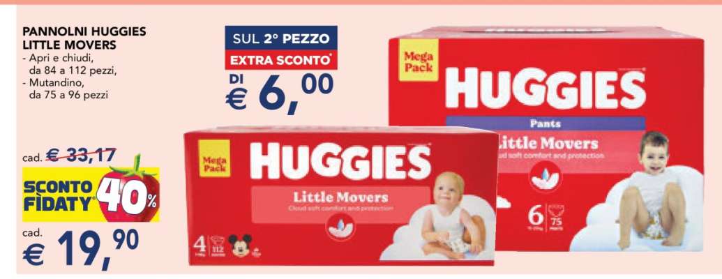 Pannolini Huggies Little Movers