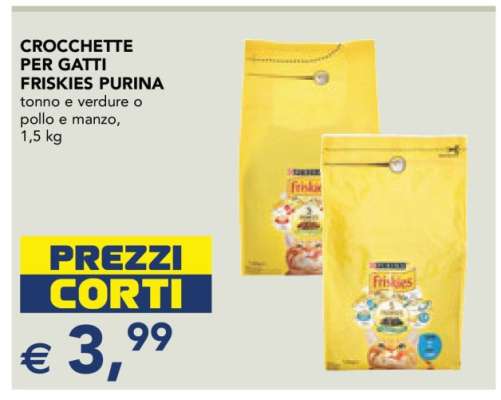 CROCCHETTE PER GATTI FRISKIES PURINA