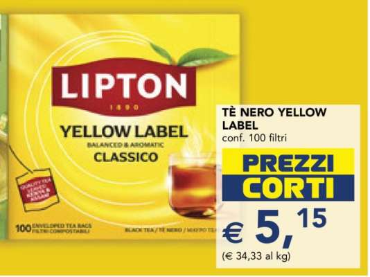 TÈ NERO YELLOW LABEL