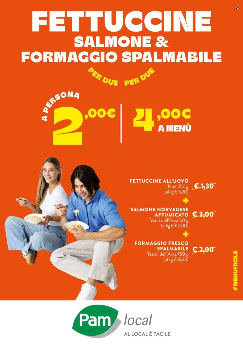 Volantino Pam local.