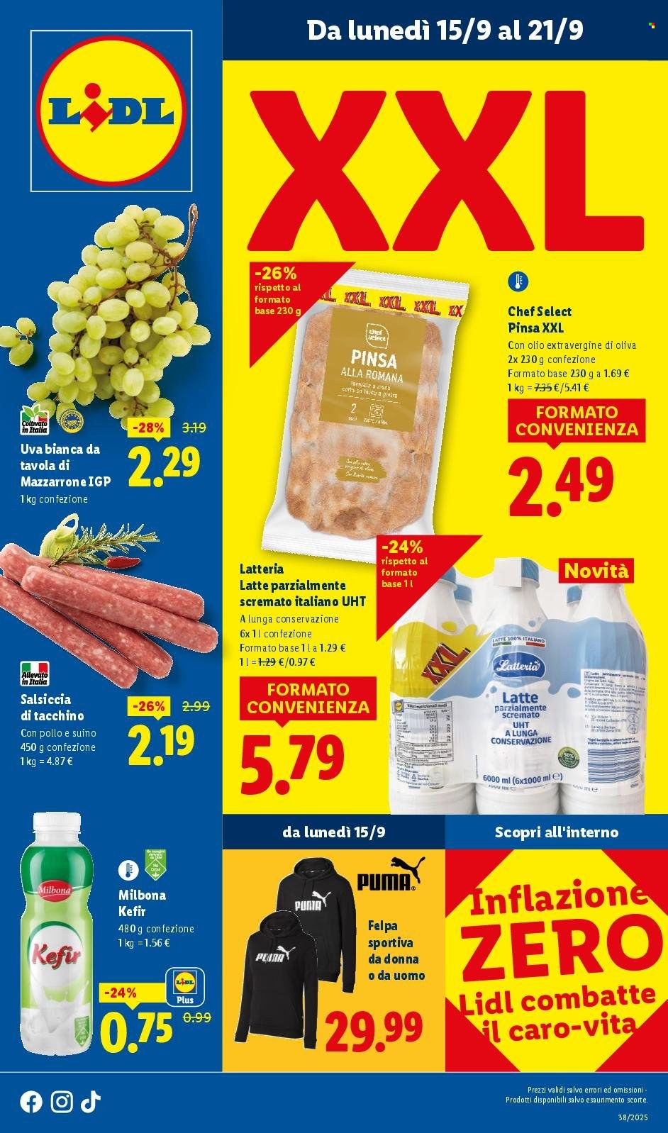 Volantino Lidl - 15/9/2025 - 21/9/2025. Pagina 1