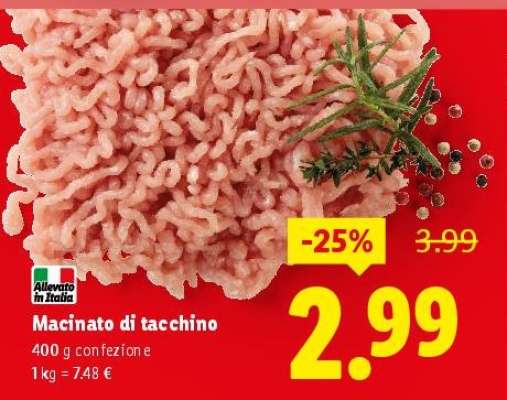 Macinato di tacchino