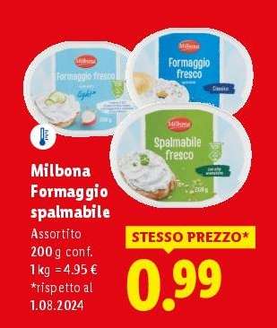 Milbona Formaggio spalmabile