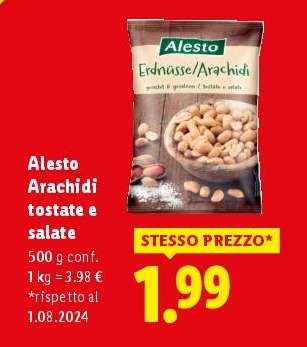 Alesto Arachidi tostate e salate