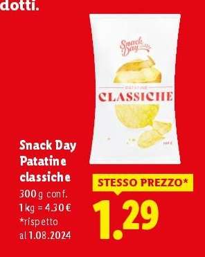 Snack Day Patatine classiche