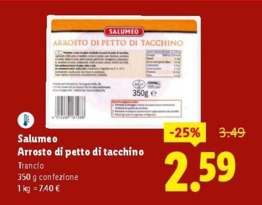 Salumeo Arrosto di petto di tacchino