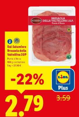 Dal Salumiere Bresaola della Valtellina IGP