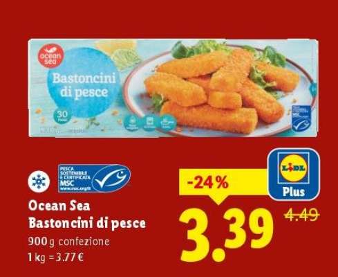 Ocean Sea Bastoncini di pesce
