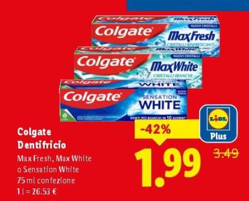 Colgate Dentifricio