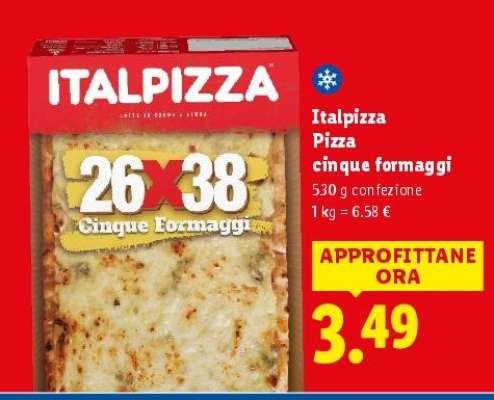 Italpizza Pizza cinque formaggi