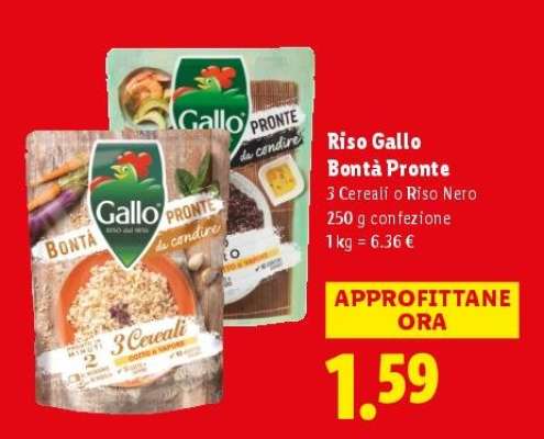 RISO GALLO BONTA' PRONTE