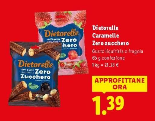 Dietorelle Caramelle Zero zucchero