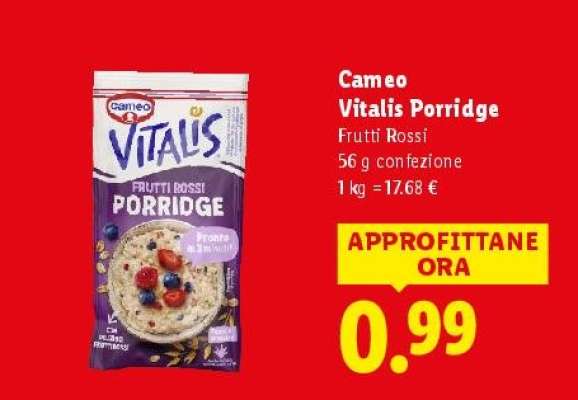 Cameo Vitalis Porridge