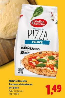 Molino Rossetto Preparato istantaneo per pizza