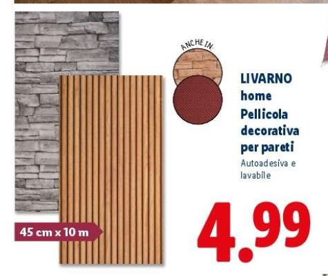 LIVARNO home Pellicola decorativa per pareti