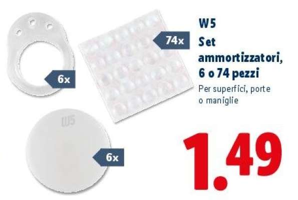 W5 Set ammortizzatori