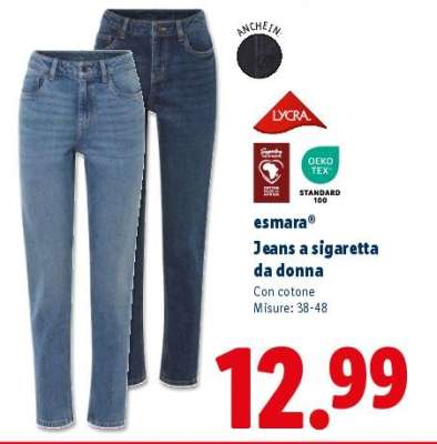 esMara® Jeans a sigaretta da donna