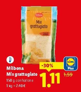 Milbona Mix grattugiato