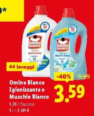 Omino Bianco Igienizzante o Muschio Bianco