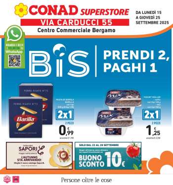 Volantino Conad Superstore - 15/9/2025 - 25/9/2025.