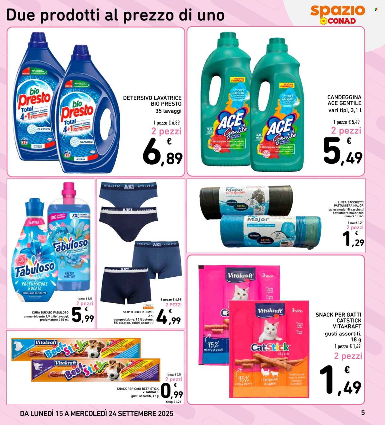 Volantino Spazio Conad - 15/9/2025 - 24/9/2025. Pagina 5